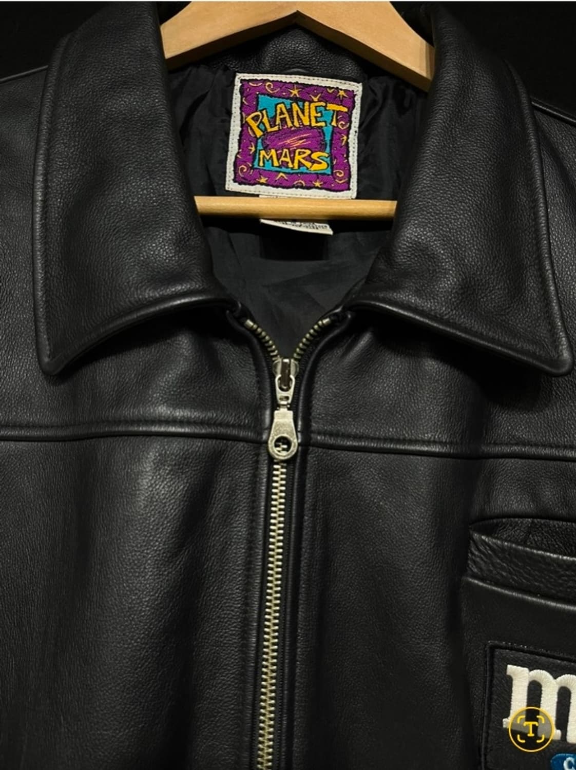 Planet Mars M&M's 올드스쿨  가죽자켓 상품이미지2