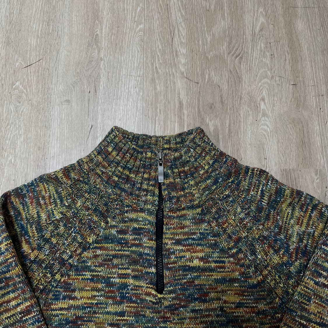 데님 903 남성 반집업 니트 M/95 상품이미지2