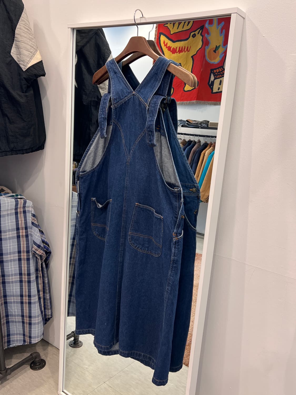 Vtg 빈티지 데님 오버롤 원피스 상품이미지5