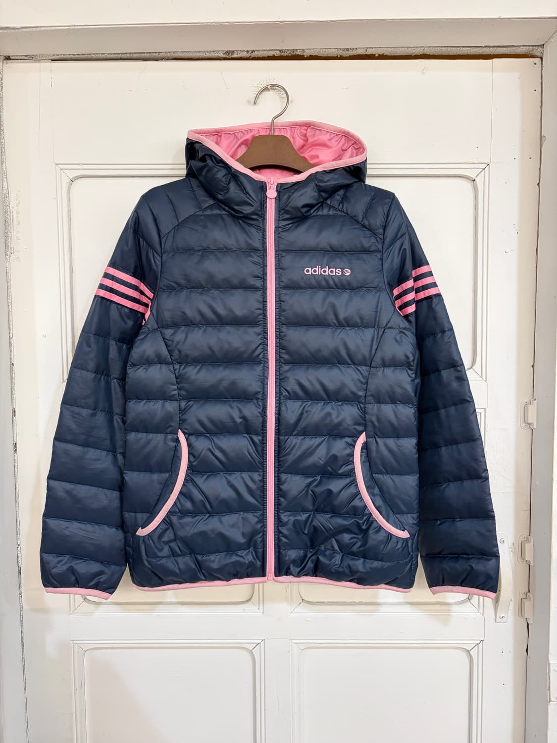 아디다스 네오 딸기우유 경량 패딩 상품이미지3
