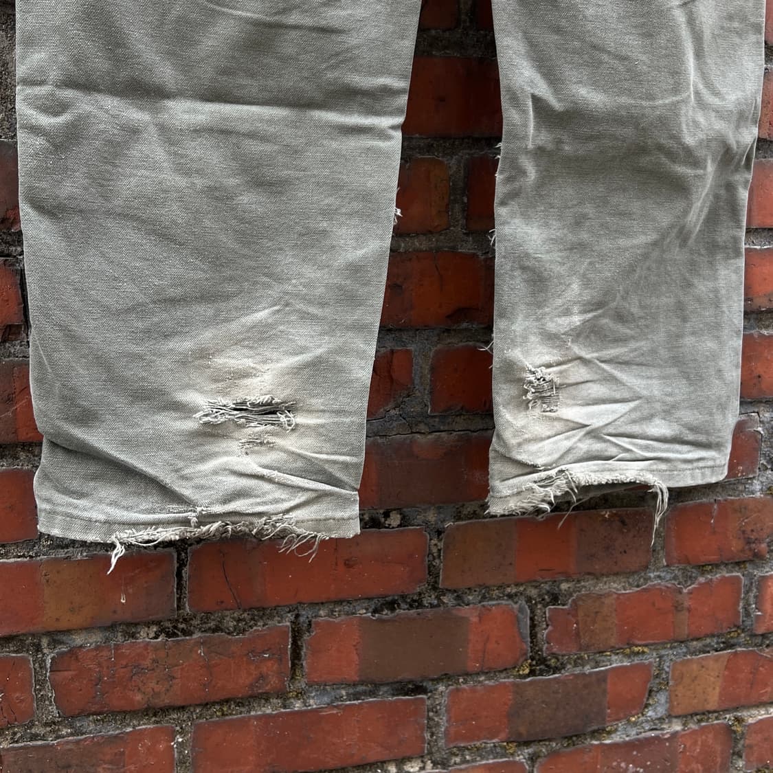 OG carhartt 칼하트 더블니 팬츠 모스그린 상품이미지4