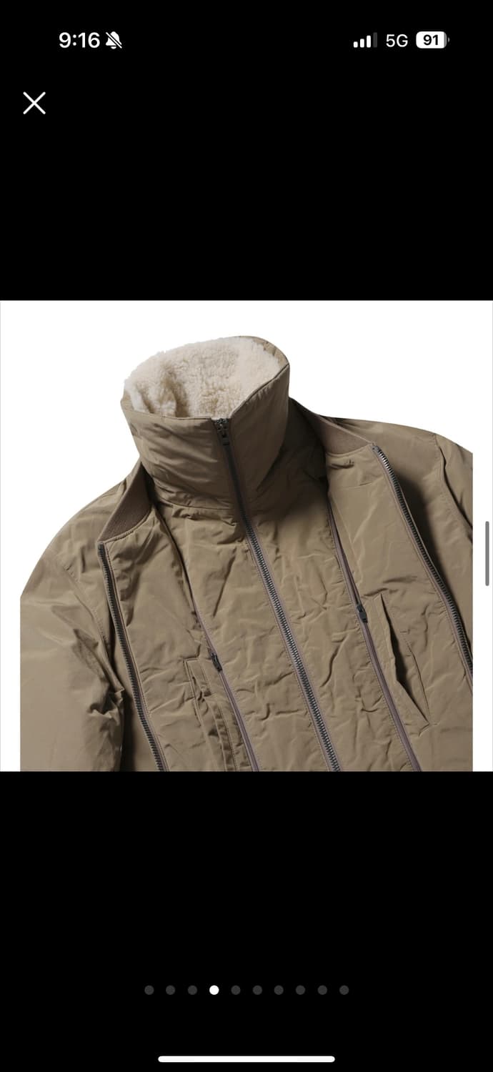 새상품 에피그램 숏다운 점퍼 L 남성패딩 상품이미지4