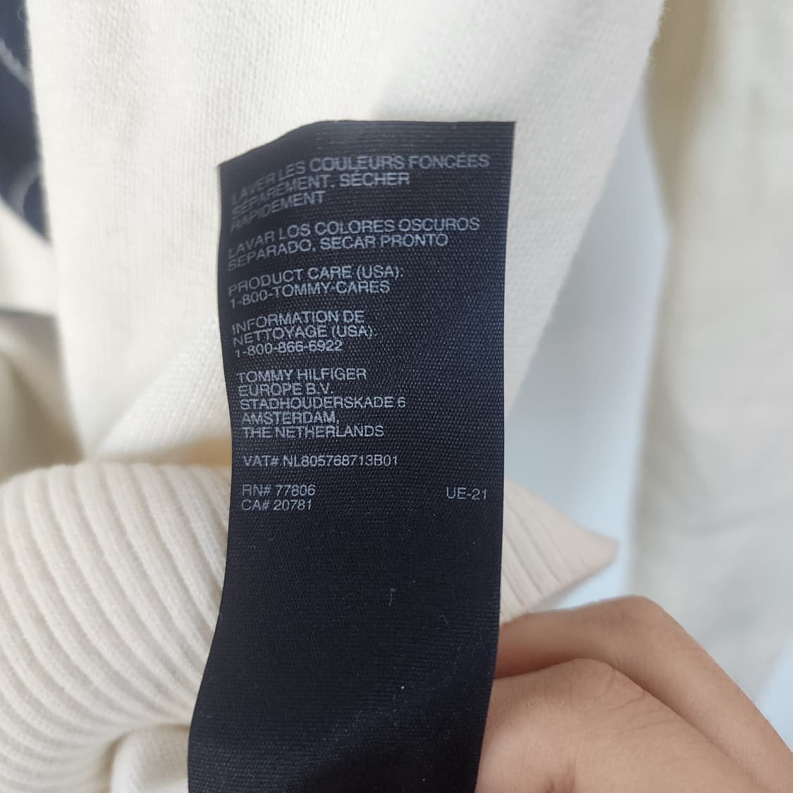 타미힐피거 아가일 니트 아이보리 상품이미지8