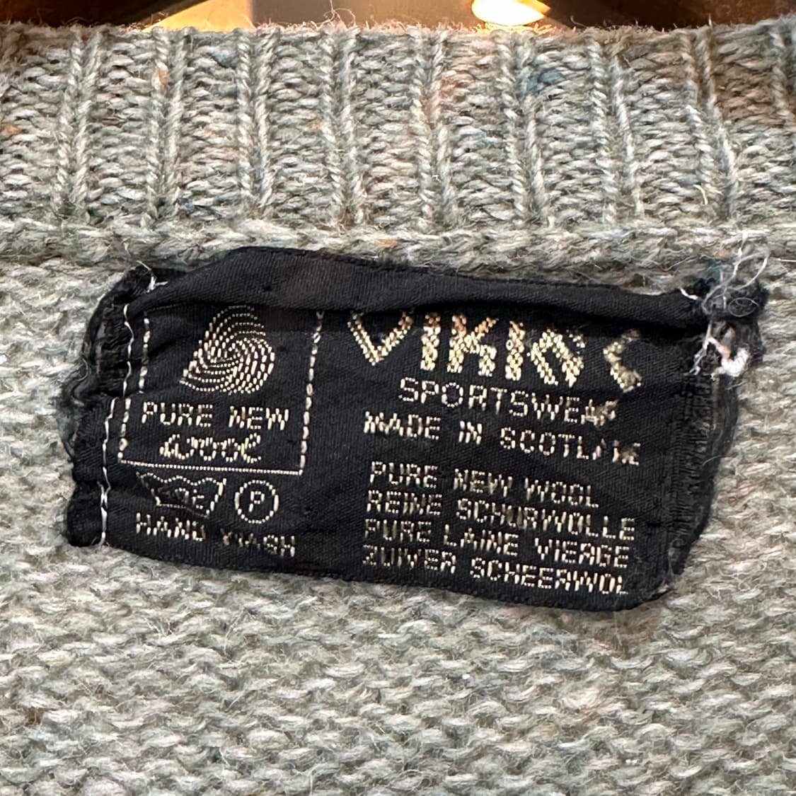 스코틀랜드 퓨어 울 노르딕 가디건  상품이미지5