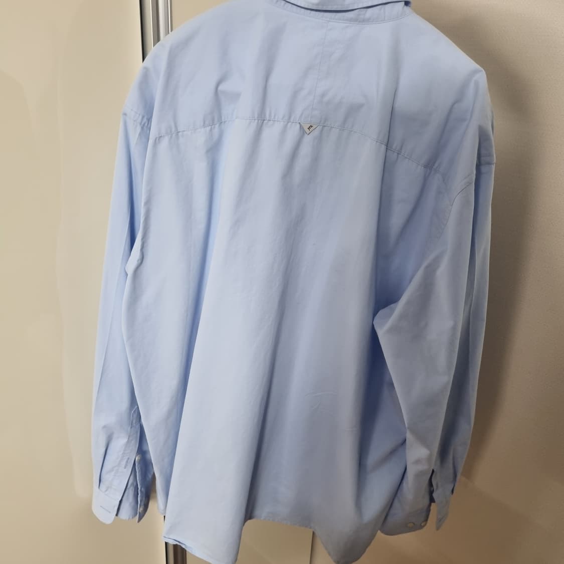 이얼즈어고 마이크로 코튼드릴 포이카 셔츠 sax, 3 상품이미지2