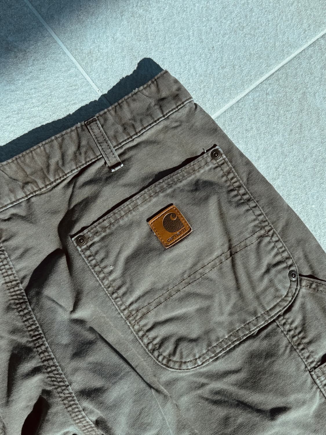 칼하트 더블니 팬츠 36x32 B195 LBR 상품이미지4