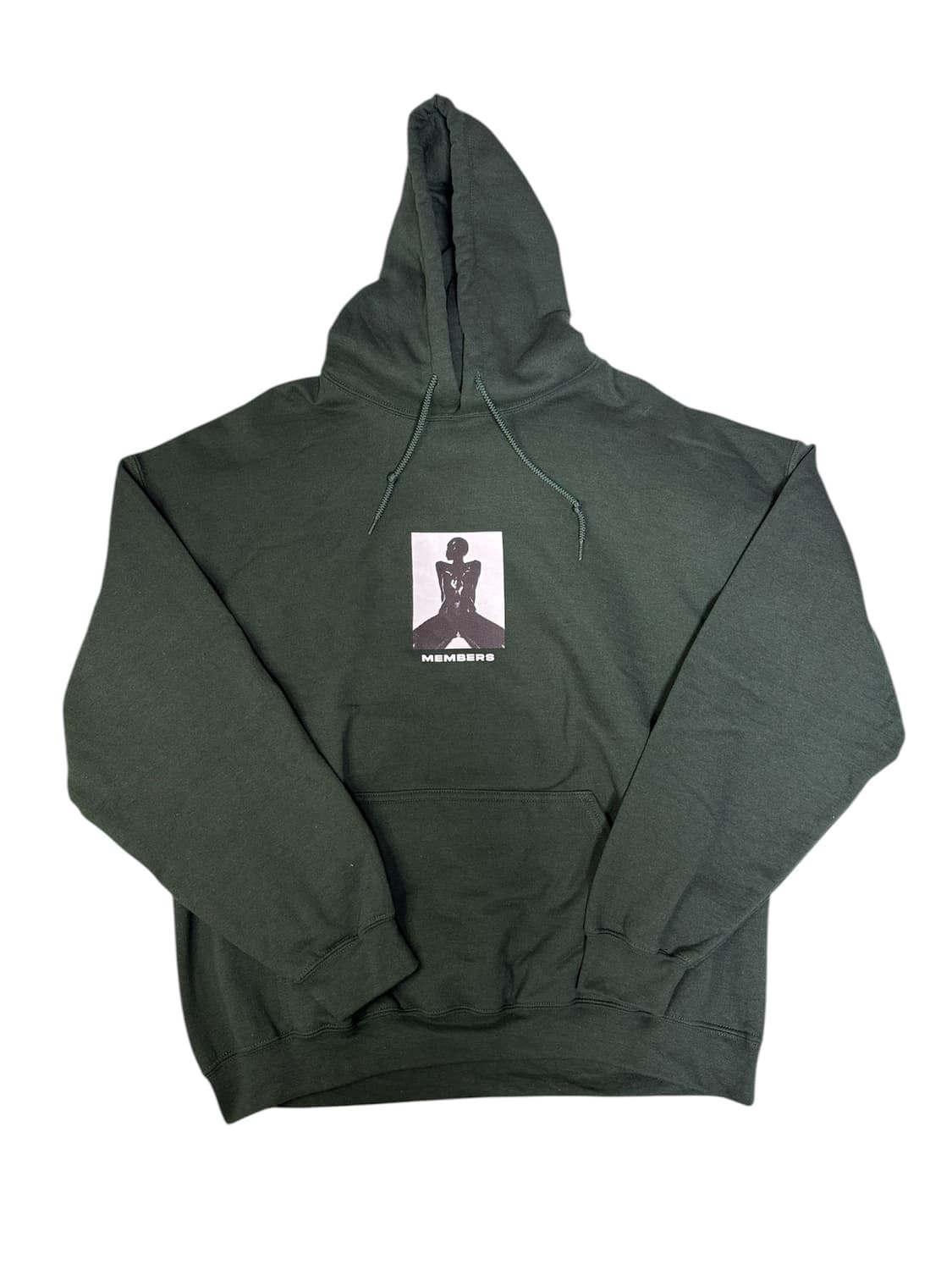 뉴욕멤버스 그래픽 후디 딥그린 XL 상품이미지1