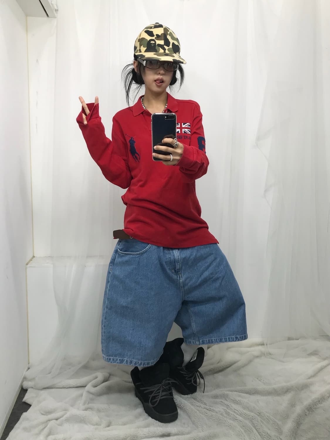 폴로 빅포니 유니언잭 패치 롱슬리브 ( 레어 ) 상품이미지2