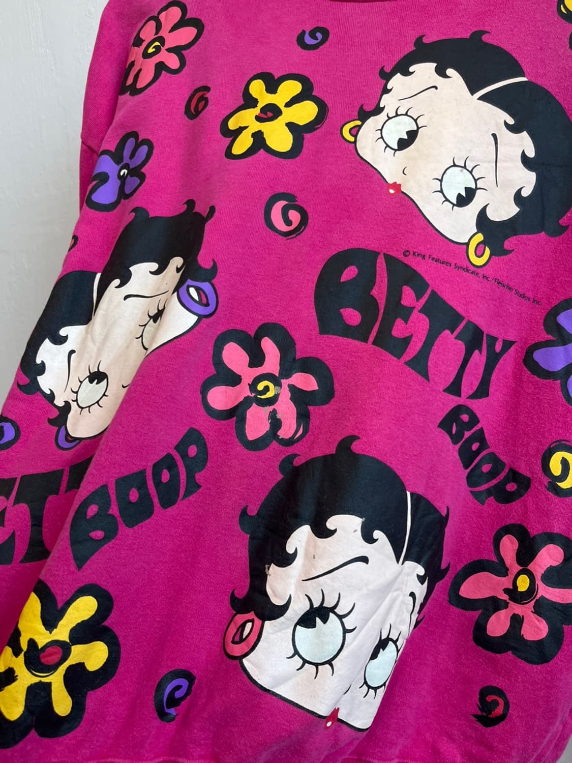 BettyBoop 베티붑 빈티지 스웻셔츠 맨투맨 Made in JAPAN 상품이미지2