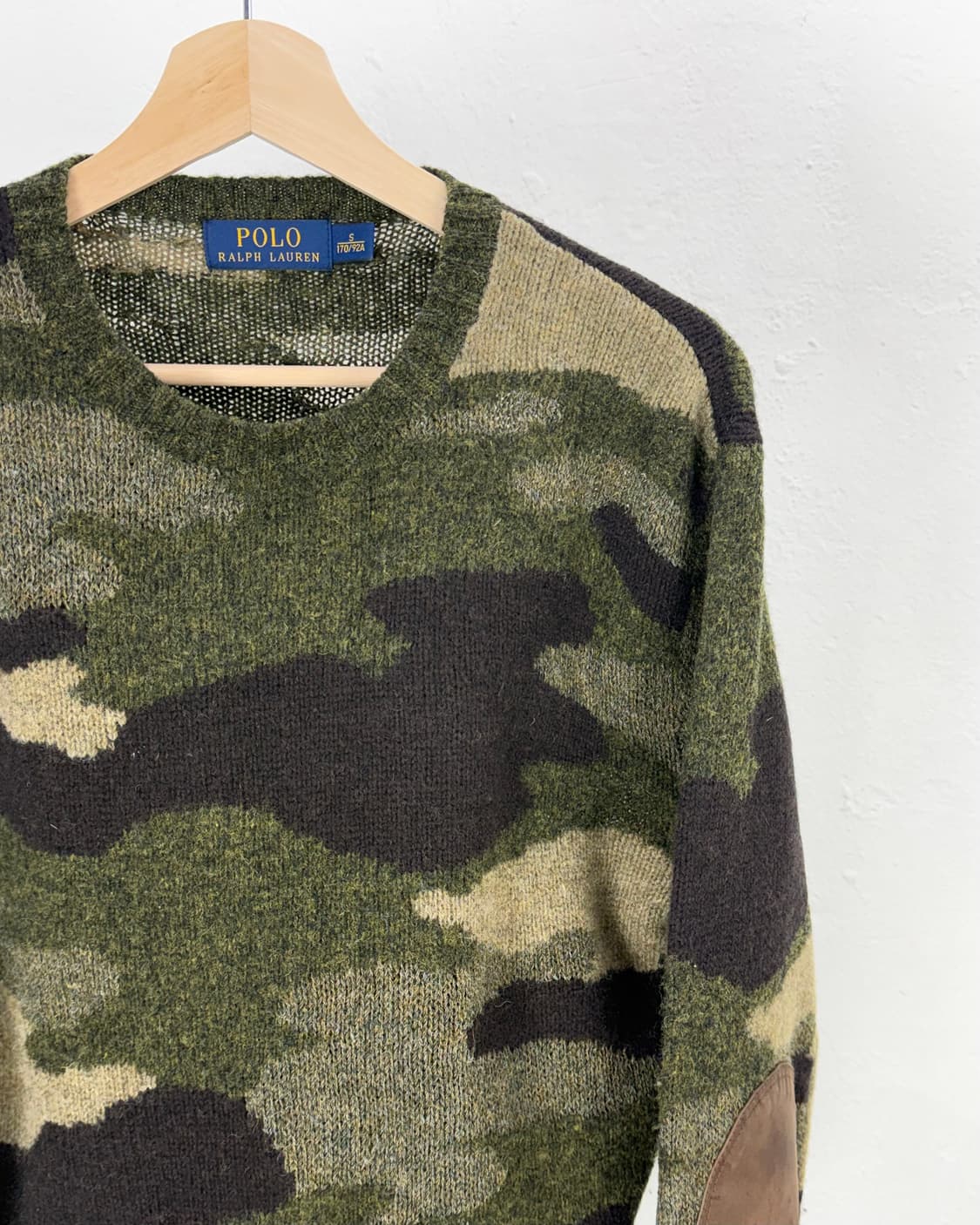 폴로 랄프로렌 카모 플라주 엘보패치 니트 상품이미지3