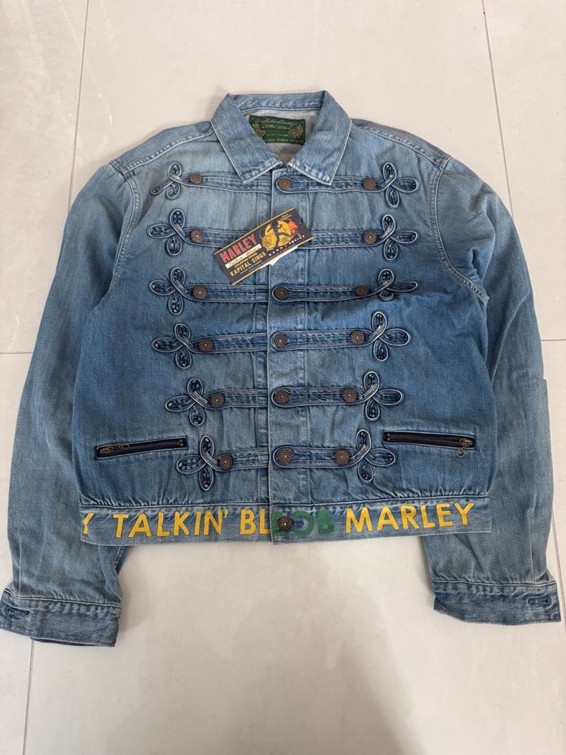 BOB MARLEY DENIM 밥 말리 데님 재킷 상품이미지1