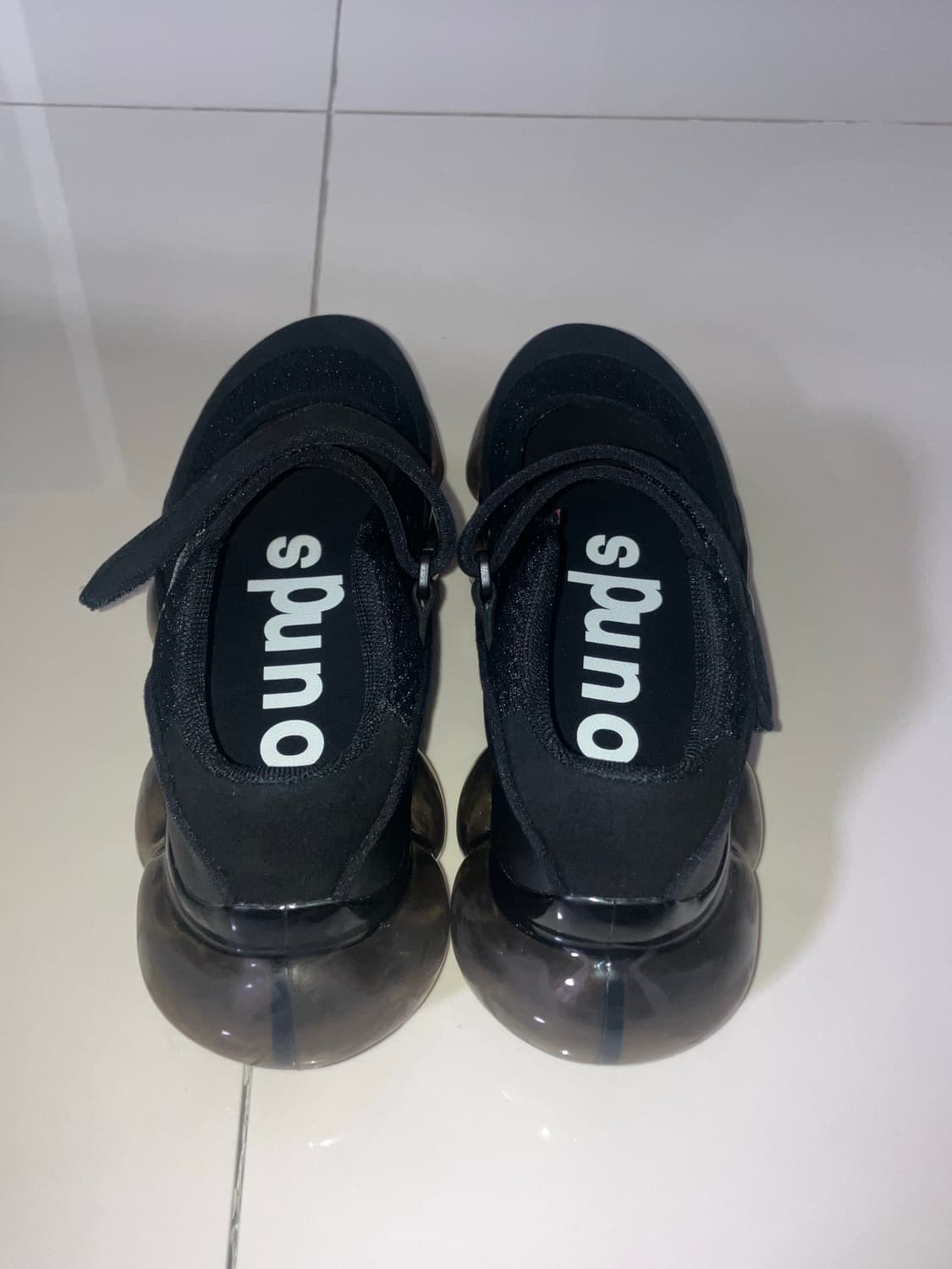 grounds 그라운즈 주얼리 코쿤 메쉬 블랙 메리제인 240 상품이미지6