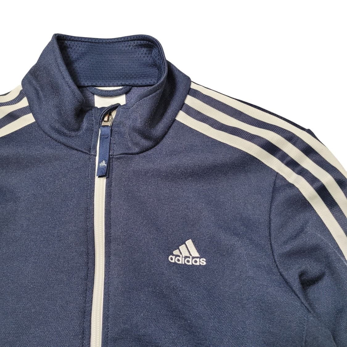 아디다스 여성 네이비 트랙탑 져지 딱붙 집업 상품이미지2