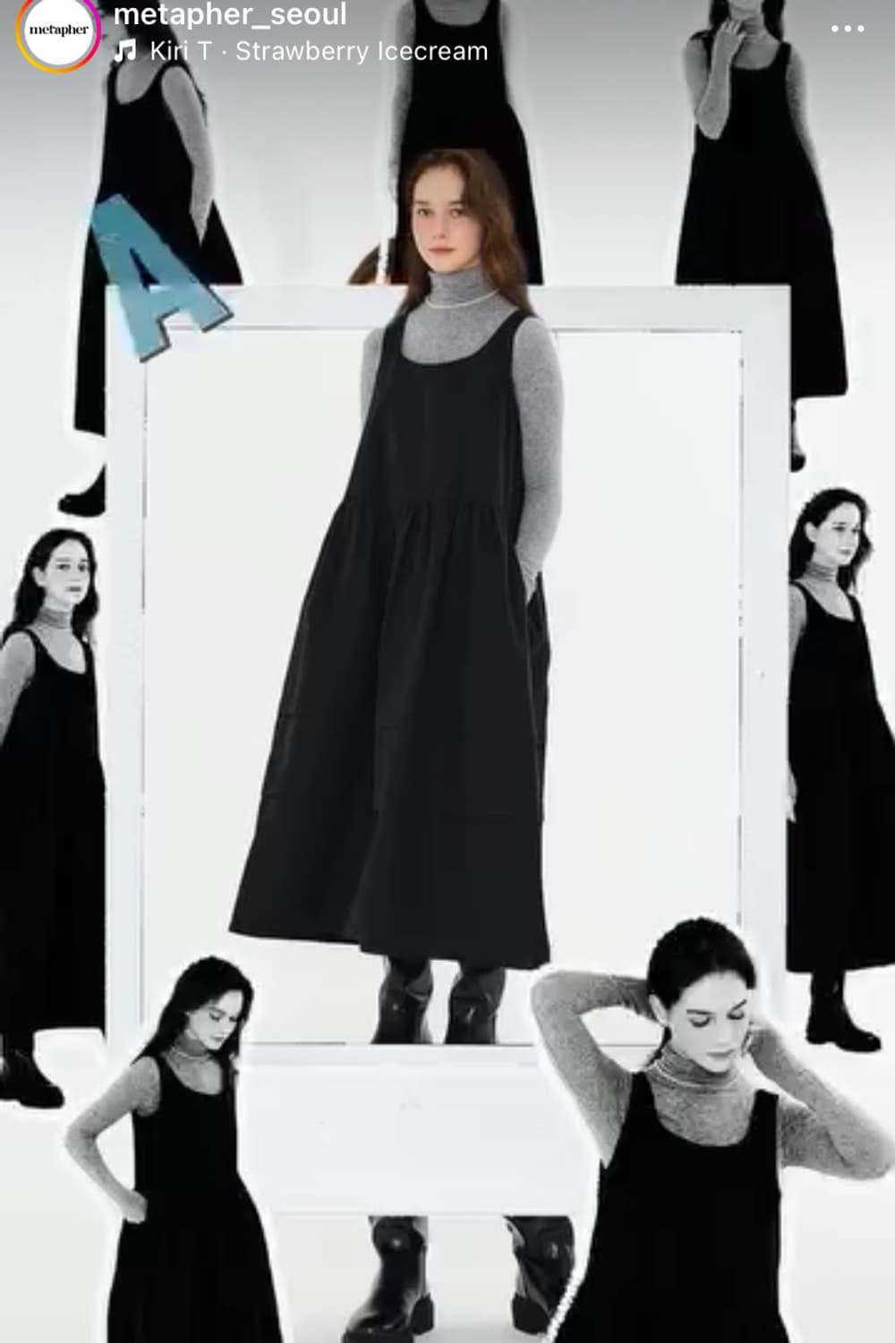 메타퍼 코지 뷔스티에 원피스 상품이미지3