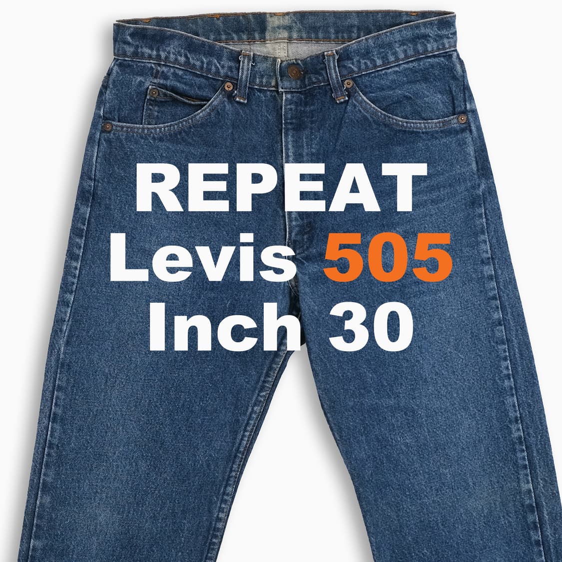 리바이스 505 오렌지탭 진청 80s USA 30인치 OR5053279 상품이미지1