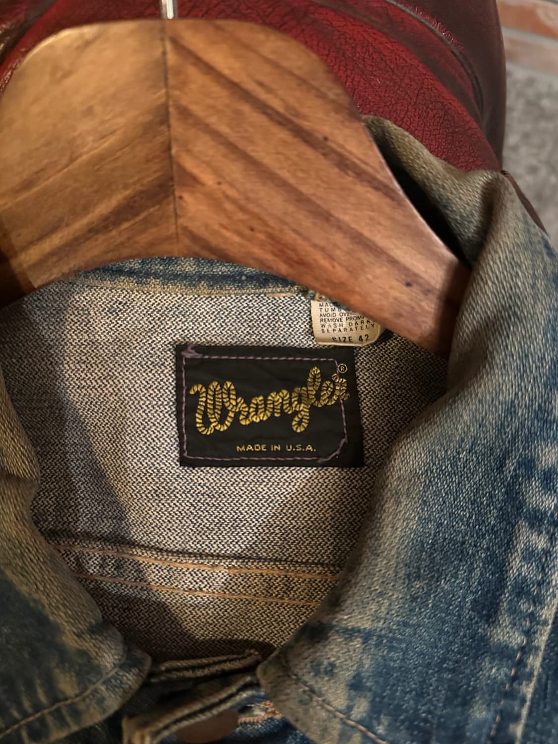 70s USA 빈티지 랭글러 126MJ 데님 자켓 상품이미지6