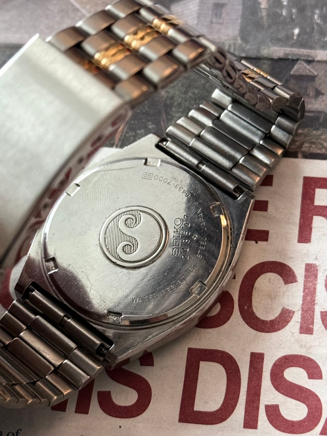 세이코 Seiko 실버웨이브(SilverWave) 데이데이트 콤비  상품이미지3