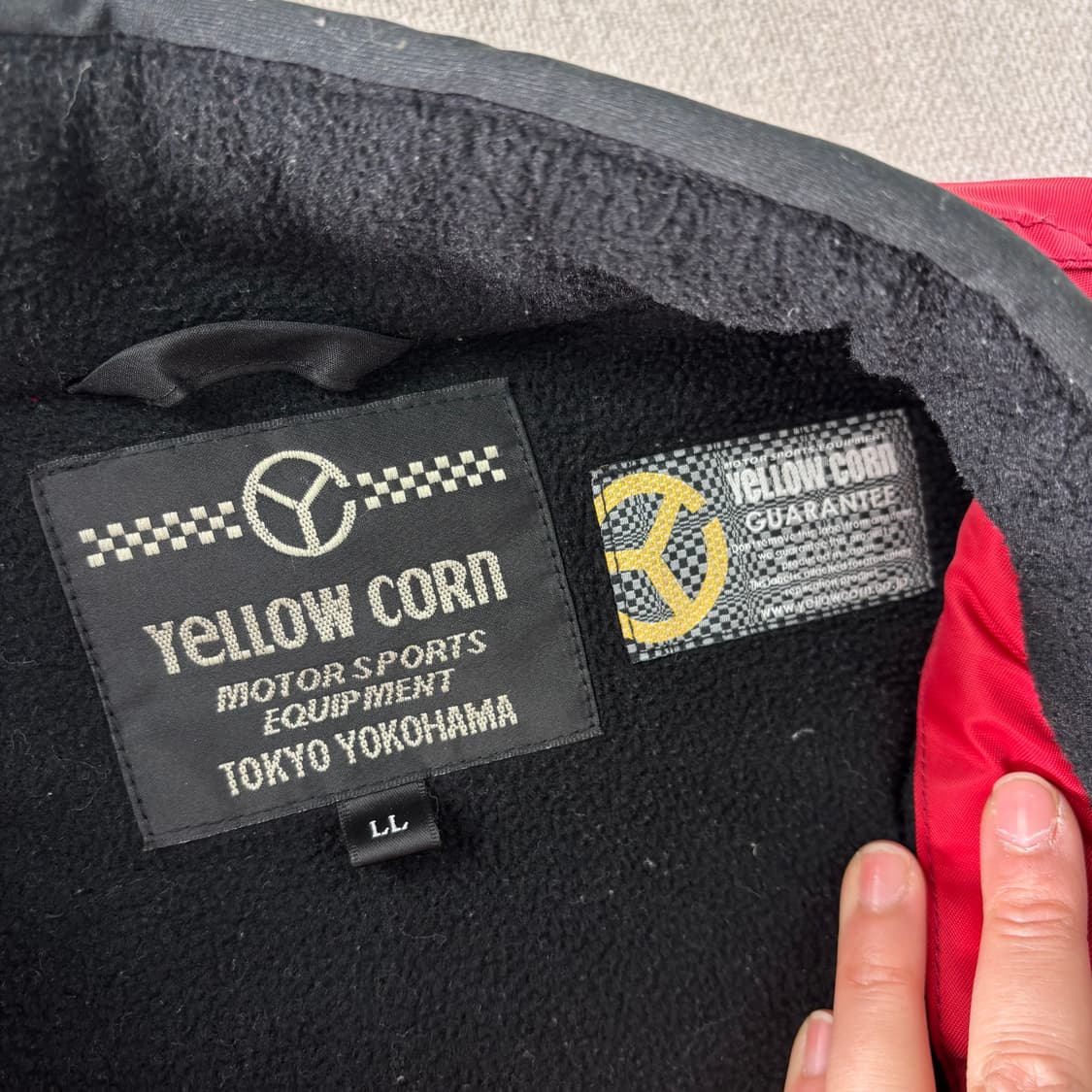 100 옐로우콘 나일론 레이싱 자켓 상품이미지5