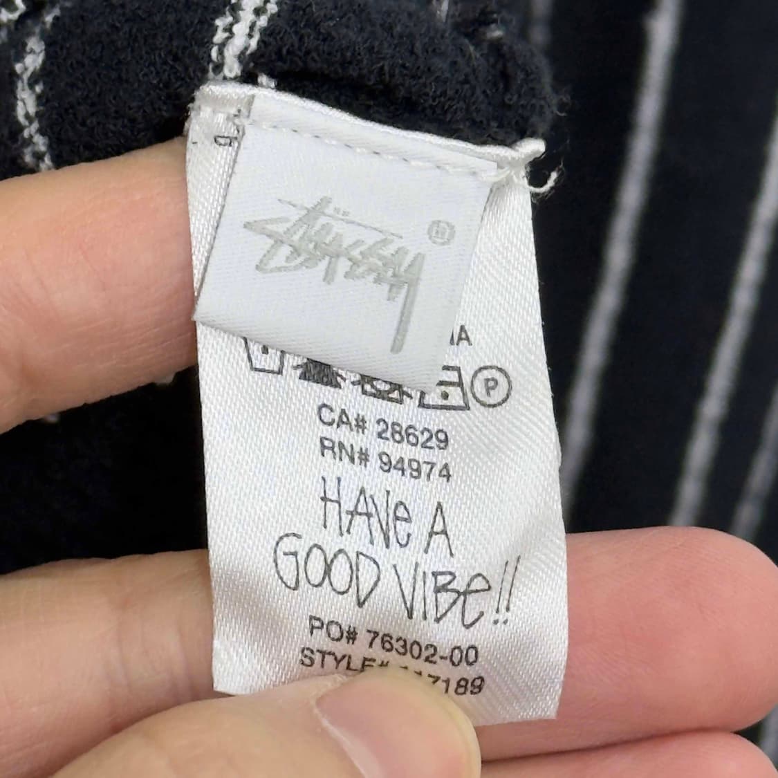 스투시 스트라이프 집업 니트 가디건 상품이미지5