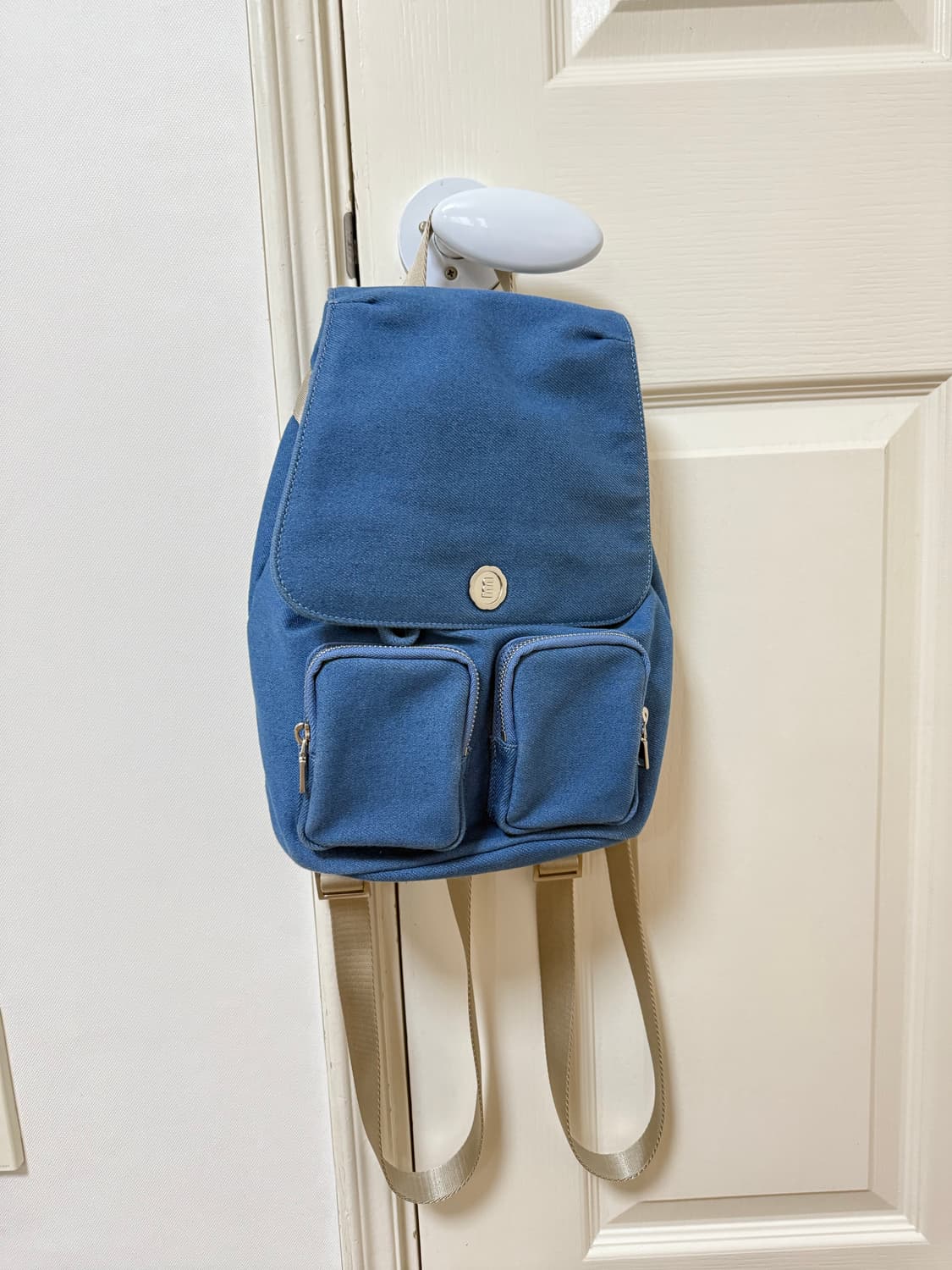 미닛뮤트 데님 백팩 상품이미지1