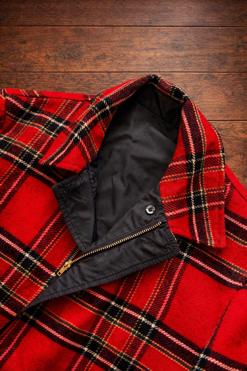 60~70's 펜들턴 리버시블 울 체크 자켓 100~105 상품이미지6