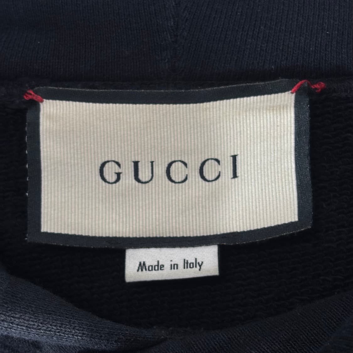 (SS급,정품)23SS구찌 오리지널 후드티 블랙 상품이미지6