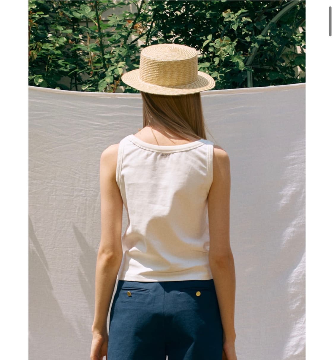 시엔느 Marseille Sleeveless (White) 상품이미지3