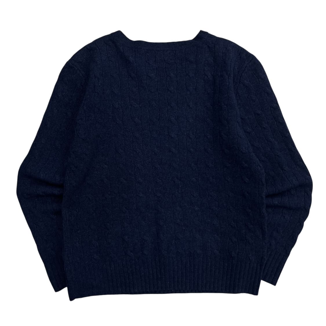 폴로 랄프로렌 딥그린포니 네이비 꽈배기 니트 L 상품이미지3