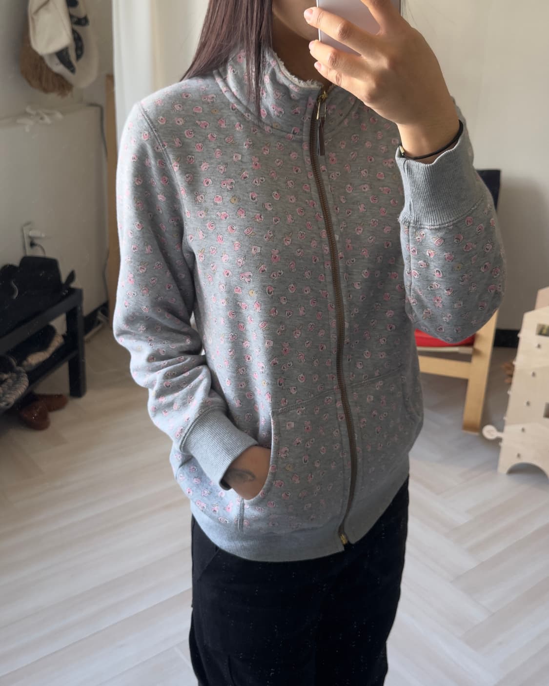 [GOOD DAY] Floral Fleece Jacket 상품이미지9