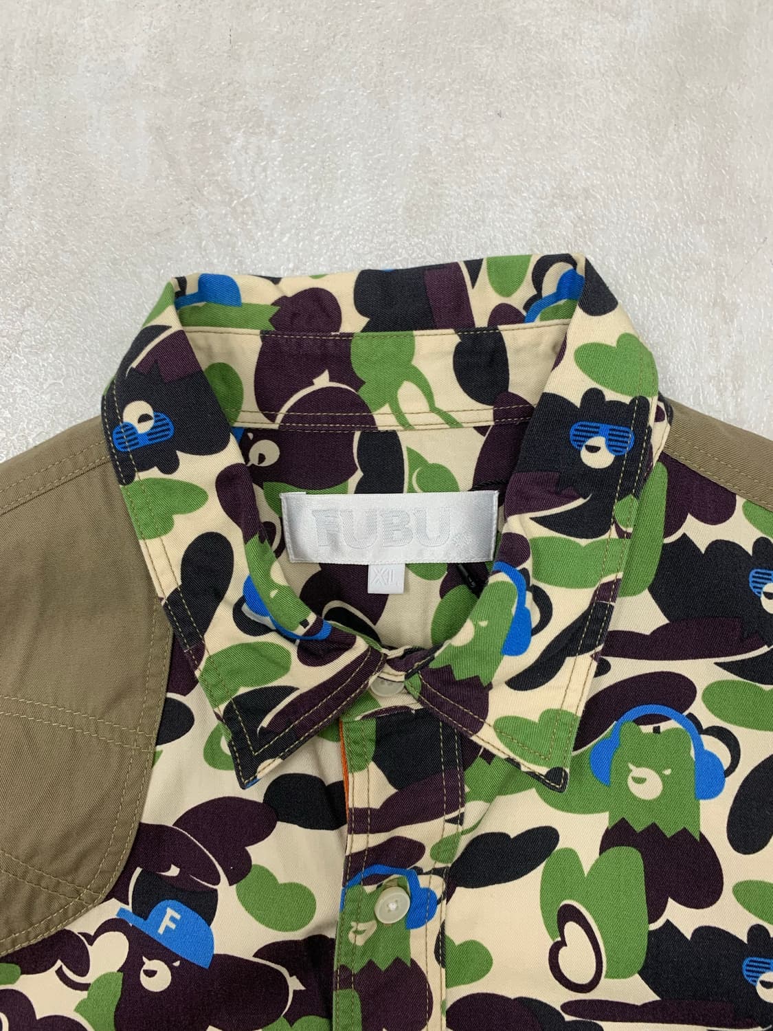 푸부 밀리터리 셔츠 상품이미지4