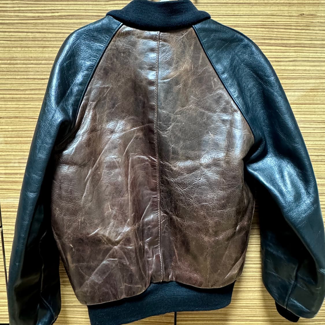 밴슨레더 레더 봄버 자켓 상품이미지2