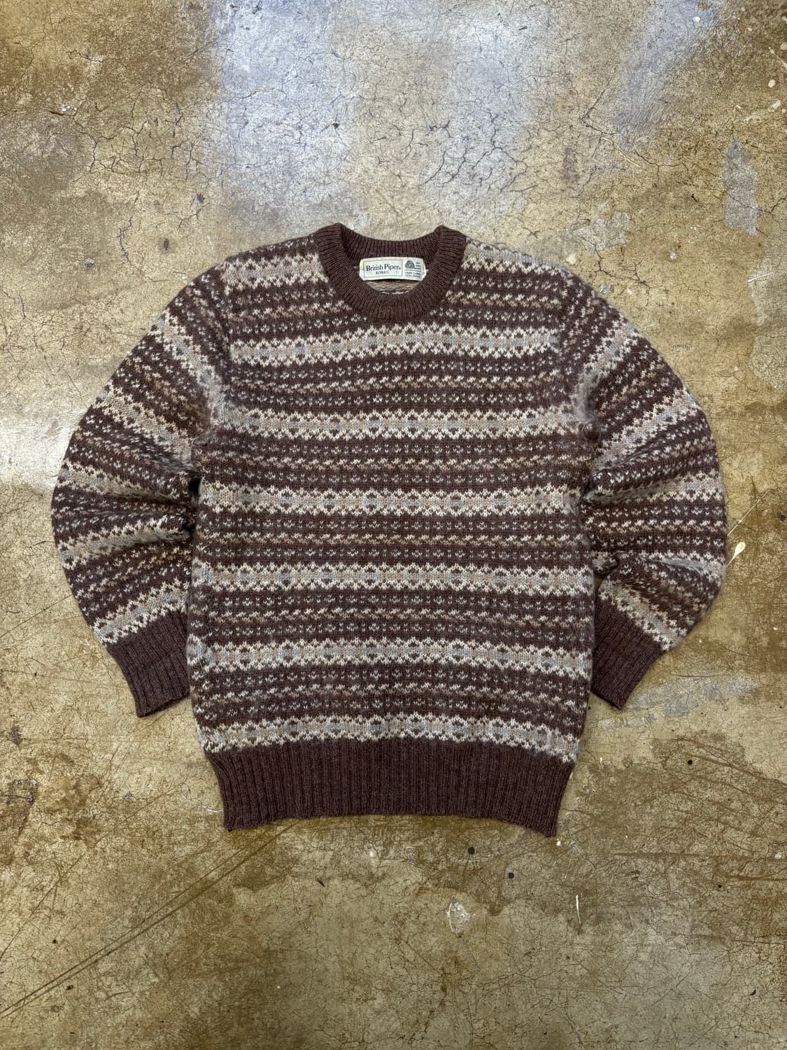 British Piper Wool 페어아일 스웨터 상품이미지1