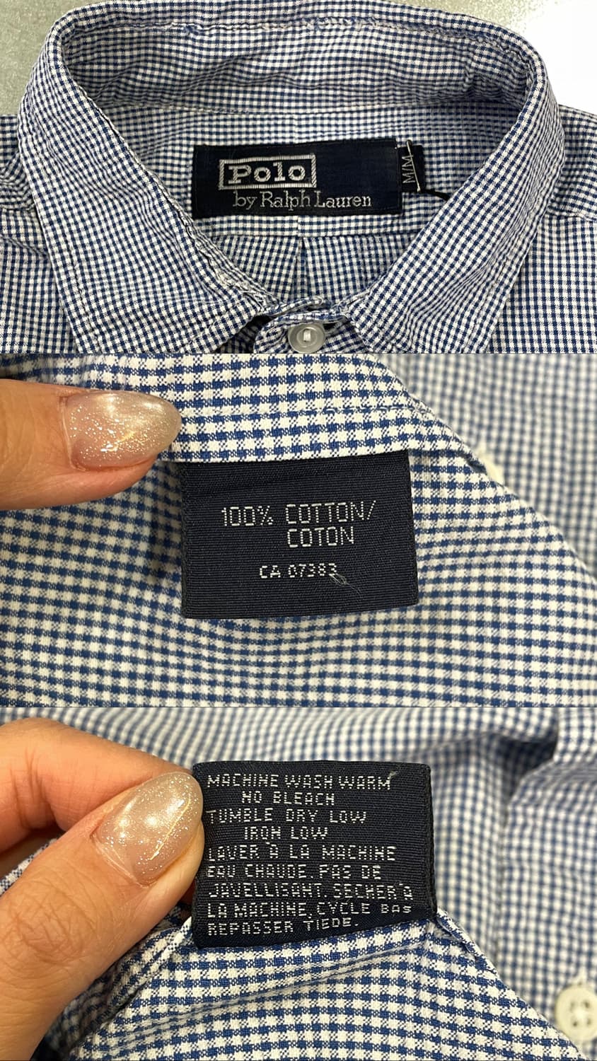 (M) POLO 폴로 랄프로렌 체크 셔츠 상품이미지10