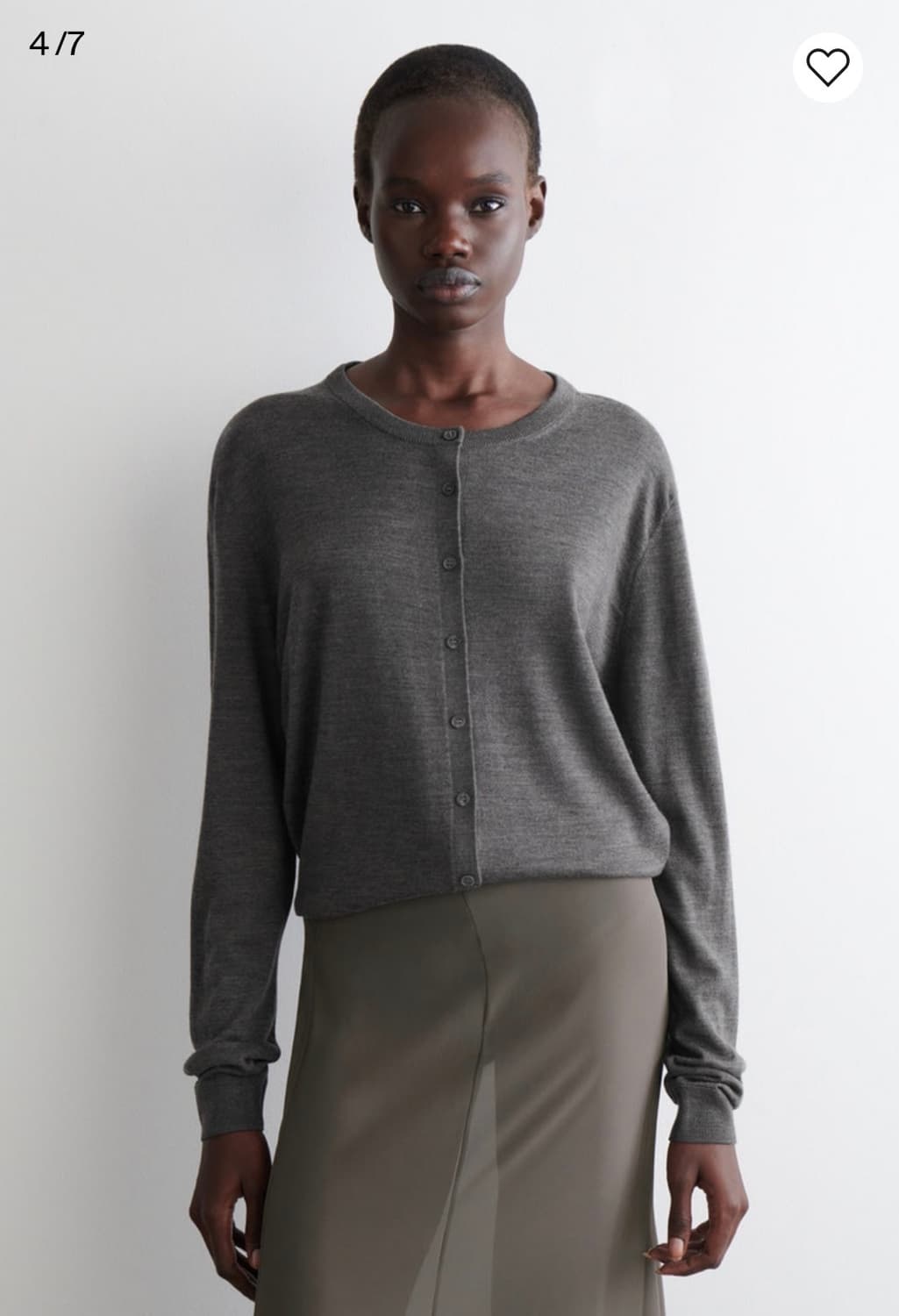 COS 메리노 울 가디건 상품이미지3