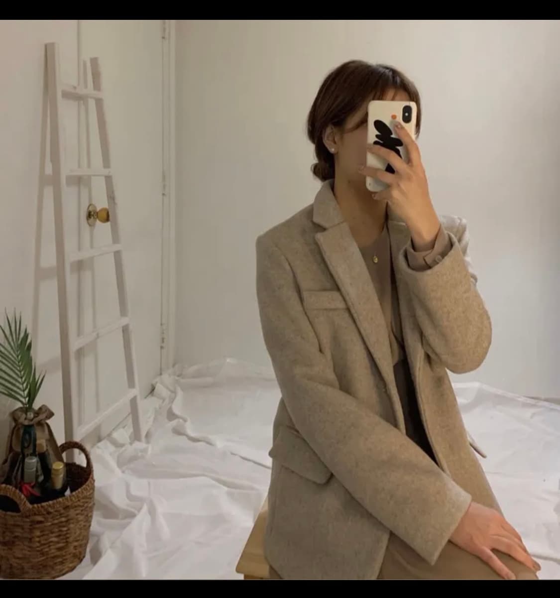 울 80% 여성 겨울 블레이저 자켓 상품이미지1