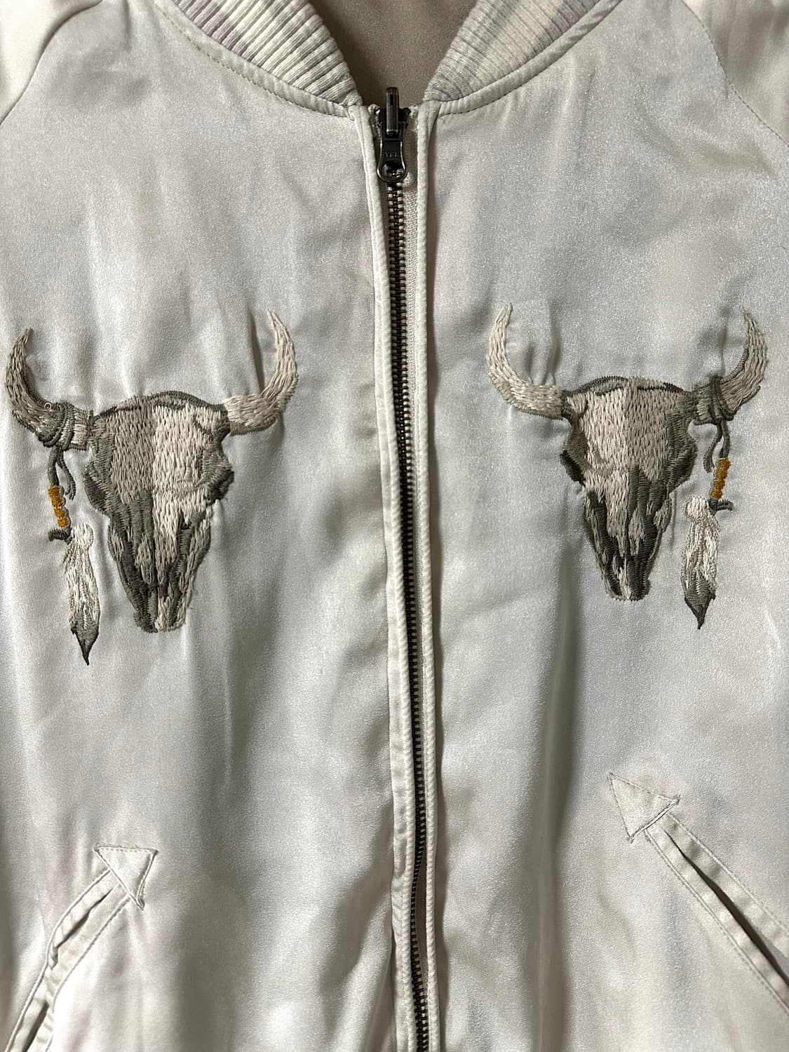 GOA 네이티브 자수 리버시블 스카잔 (인디언 헤드 & 버팔로) 상품이미지2