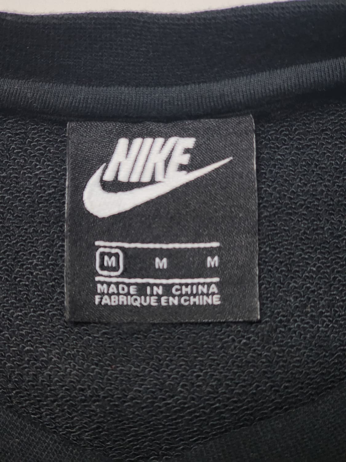 나이키 블랙 맨투맨 M 사이즈 상품이미지3