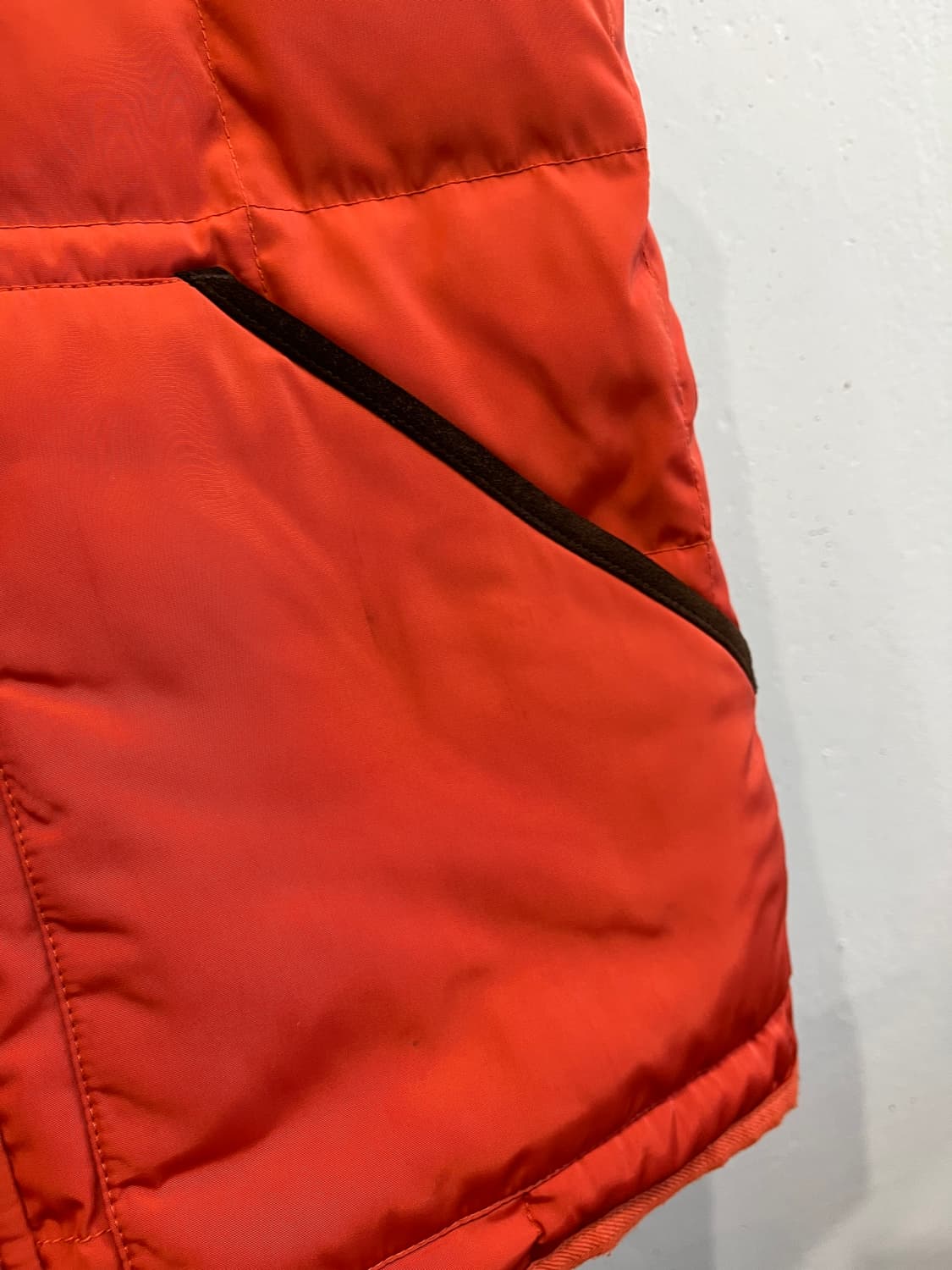 폴로랄프로렌 스웨이드 트리밍 다운 패딩 조끼 베스트 M 상품이미지3