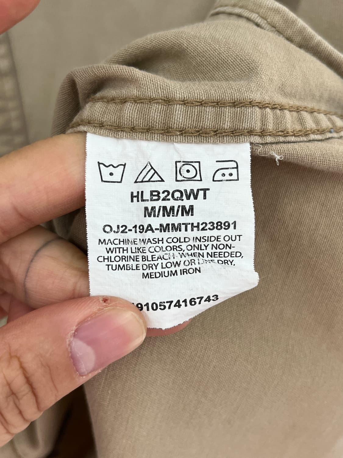 랭글러 코튼 워크 반팔 셔츠 상품이미지9