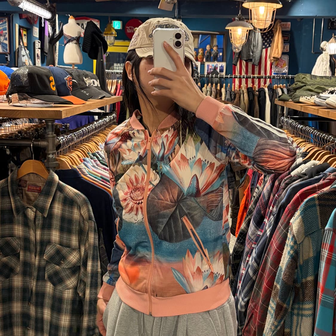 adidas 아디다스 파이어버드 핑크 플라워 져지 상품이미지6