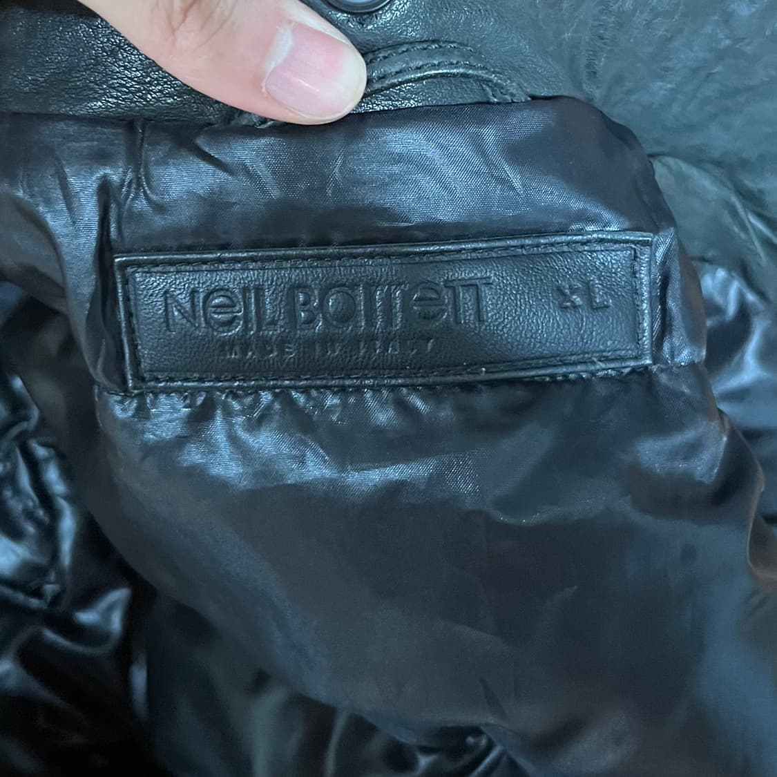 Neil Barrett Leather Padded Jacket 상품이미지8