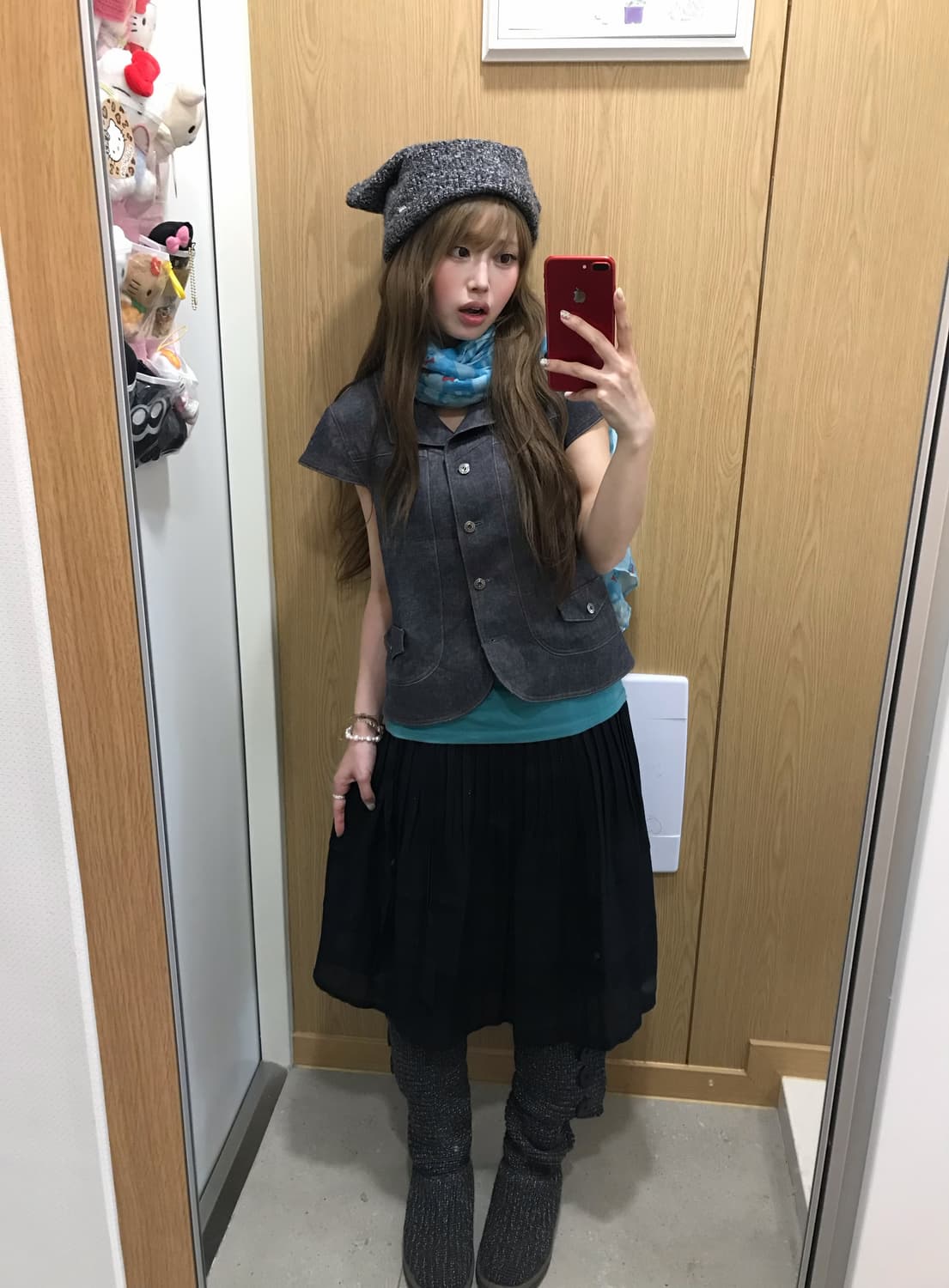 네코 니혼진 모리걸 일본소녀 컬러포인트 봄 코디세트 상품이미지2