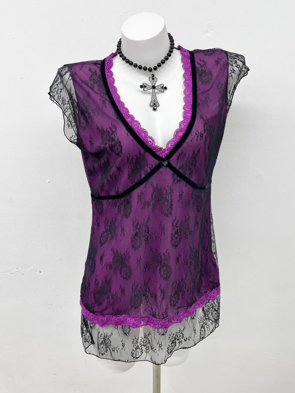 퍼플 레이스 탑 상품이미지1