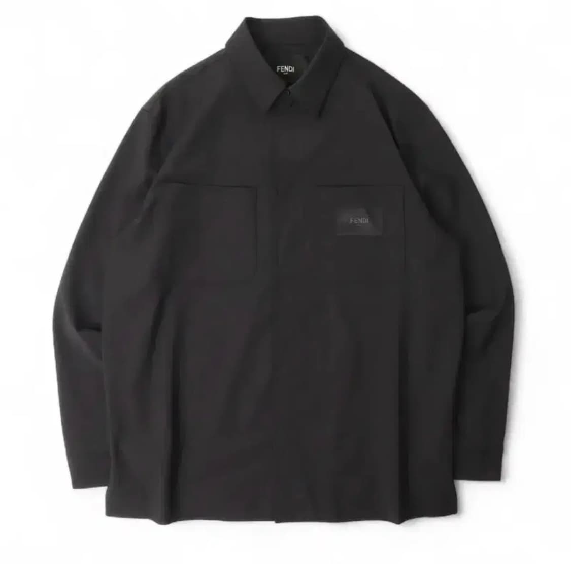 펜디 투포켓 시그니처 로고 셔츠 자켓 54 정품카드O 상품이미지5
