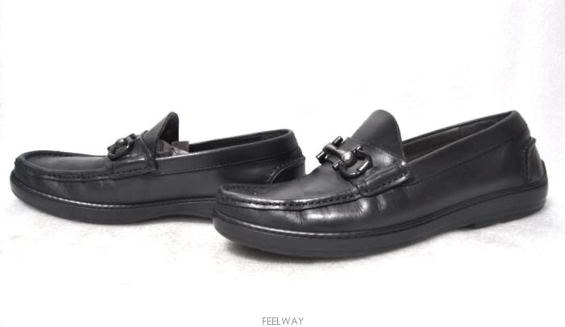 페레가모/남성간치니가죽로퍼(사이즈260)정품 상품이미지4