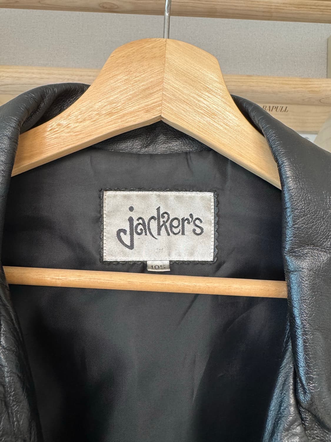 (105)싱글라이더 가죽 자켓 소가죽 상품이미지8