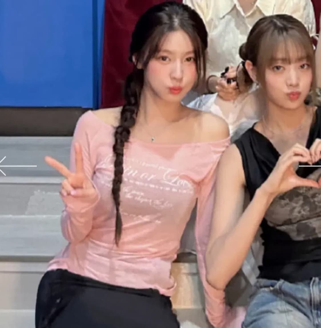 페인오어플레져 FOG LOOSE TOP 포그탑 핑크 상품이미지4