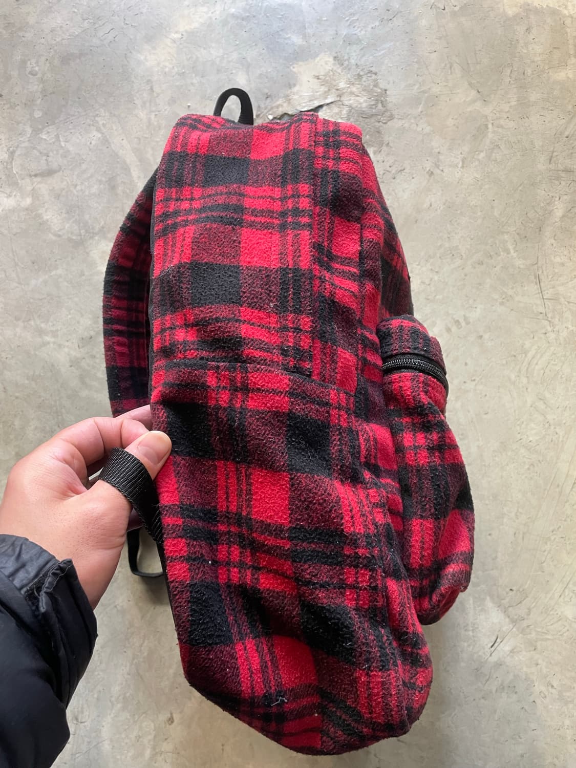 Jansport 잔스포츠 레드 체크 백팩  상품이미지4