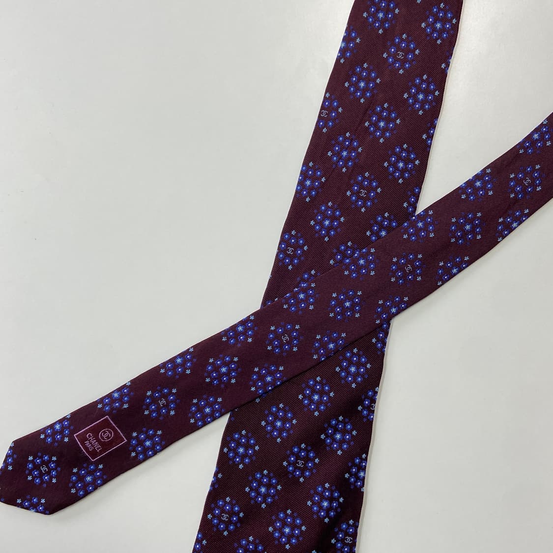 샤넬(CHANEL)  신형 모노그램 명품 정품 넥타이 상품이미지4