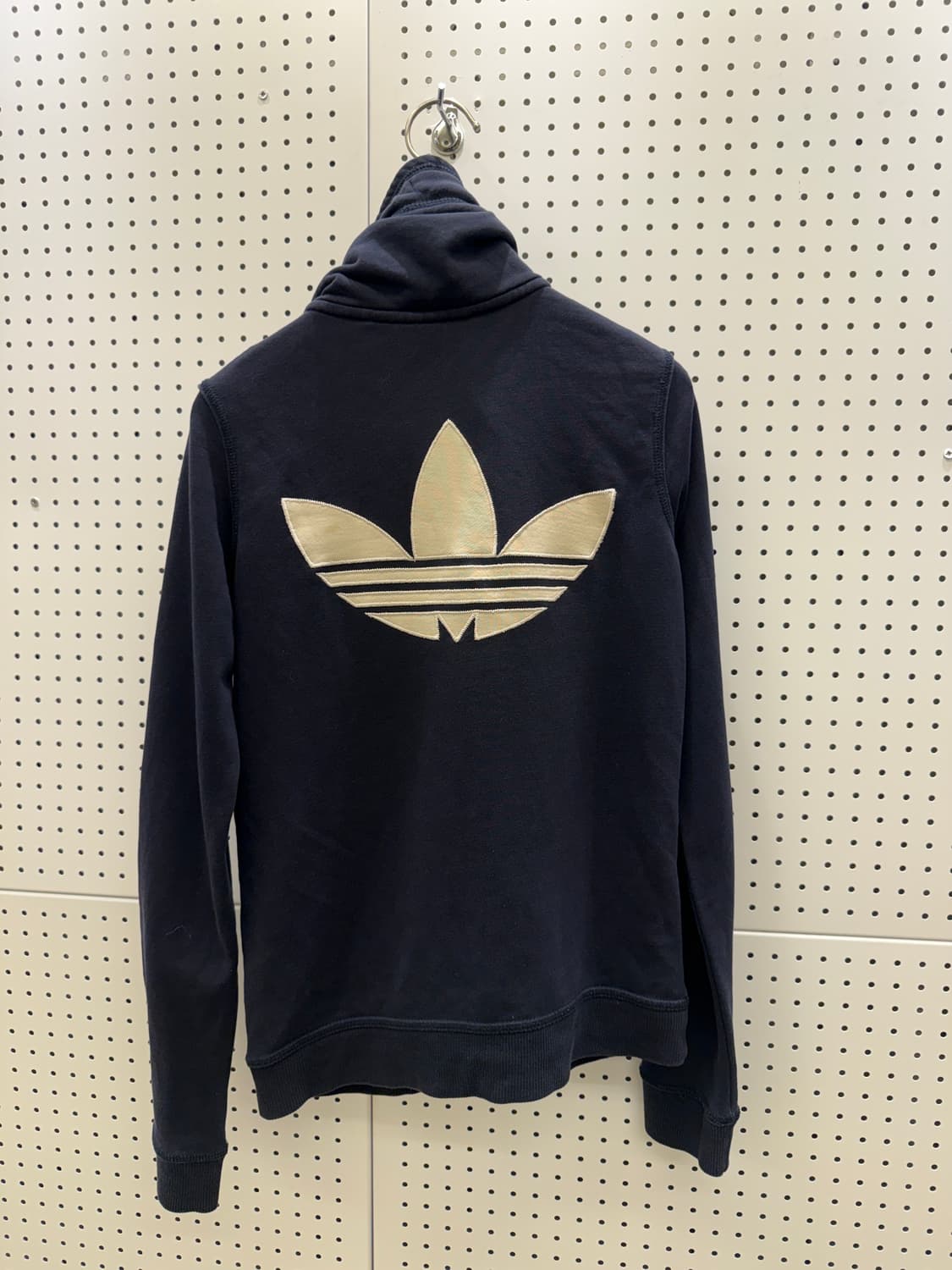 아디다스 오리지널 빅 트레포일 후드집업 네이비 U1037 상품이미지3